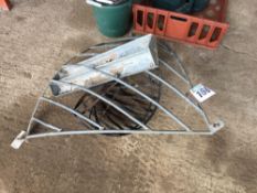 Hay rack and wall baskets