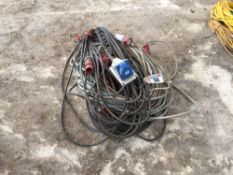 Quantity extension cables, 3 phase