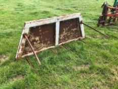 Manure fork with JCB brackets
