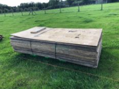 Quantity plywood sheets