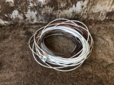 Quantity copper pipe and cabling