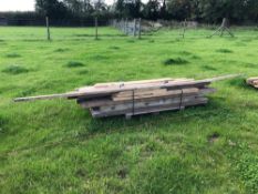 Quantity assorted timber