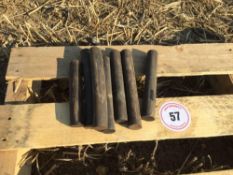 Quantity new rubber spacers for discs (7)