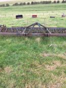 ABT 4m tine cultivator and rear crumbler