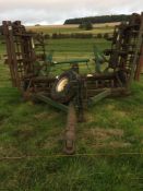 Twose harrows with front and rear levelling boards