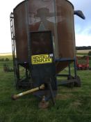 1986 Bentall Simplex 575 12t mobile grain dryer, PTO driven, 6 manifold gas burner. Barn stored. Ser