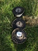 3 Rappa reels with wire