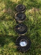 4 Rappa reels with wire