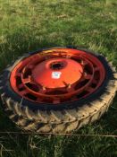 Pair of row crop wheels on Avon 6.50-44 tyres