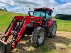 2010 McCormick MC130 T3 on 380/85R28 front and 18.4R38 rear wheels and tyres. Datatagged. C/w McCorm
