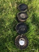 4 Rappa reels with wire