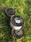 3 Rappa reels with wire