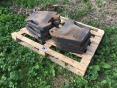 Massey Ferguson weights 10x 4.5kg