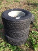 340/65R18 6 stud trailer wheels x 4