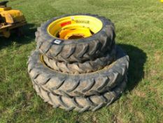 Set of John Deere Row Crop Wheels