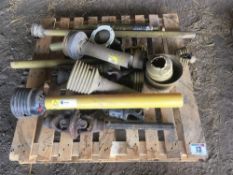 Qty of PTO shafts and guards