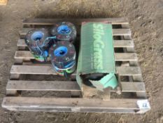 3 rolls of conventional baler twine and silage wrap