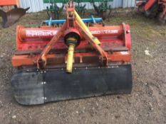 1997 Reekie RT17S front mounted bed tiller, c/w Lemken press