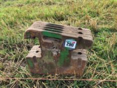 John Deere front wafer weights