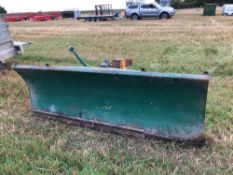 Snow plough linkage mounted