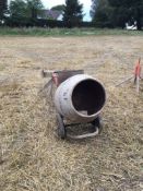 Belle electric powered cement mixer & frame