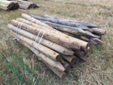 Quantity of fencing posts