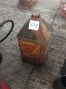 Germ vintage oil can