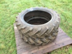 2No 10-28 tyres