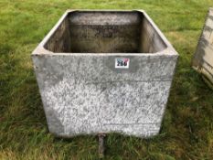 Galvanised water tank