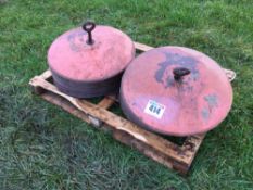 Quantity of Parmiter disc harrow discs