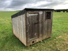 Timber chicken hutch