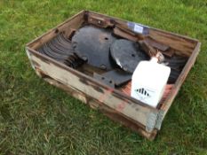 Quantity of disc harrow spares and parts