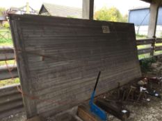 2No. wooden grain store doors - sold in situ