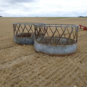 2 x Hay ring feeders