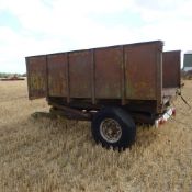 Hi-tip scissor frame trailer - scrap