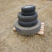 Pallet of assorted tyres