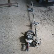 Hayter hedge trimmer with Danarm strimer as found