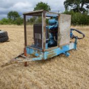 Irrigation Engine and pump with Ford 6 Cylinder engine Model no 2725E