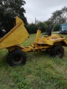 3 tonne 4wd Benford Dumper WO Reg Q462 PFW New Brake Master and New Starter No VAT on this item.