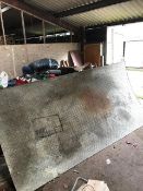 Aluminium checker plate 12ft x 6ft - No VAT