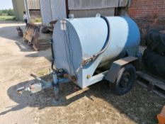 Trailed diesel bowser and contents