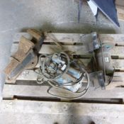 Portable compressor and bench grinder and vice