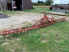 6m 2 row tine harrow,
