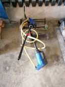 2 Ad blue pumps and a belt joiner