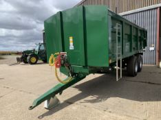 Bailey 16T twin axle grain trailer (2018) SN1762916 .