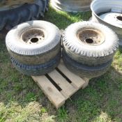 4 car trailer tyres 600-9-12-PR high speed