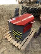 Agri weld tractor tool box/weight (21130118) 160kg 3 years old