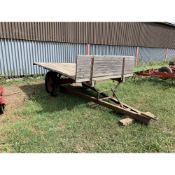 2 Wheel wooden trailer,