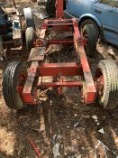 Trailer base, 2m length, 1.3m wide. Stored near Thetford, Norfolk. No VAT on this item.