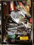 8 Drawers of lathe tools. Drawers not included - contents only.